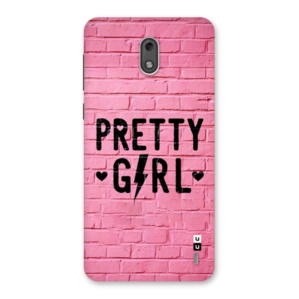 Pretty Girl Wall Back Case for Nokia 2