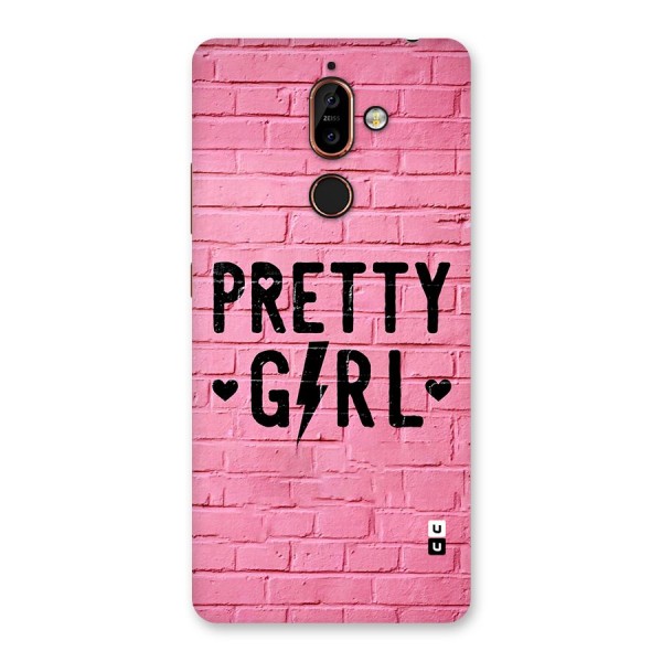 Pretty Girl Wall Back Case for Nokia 7 Plus