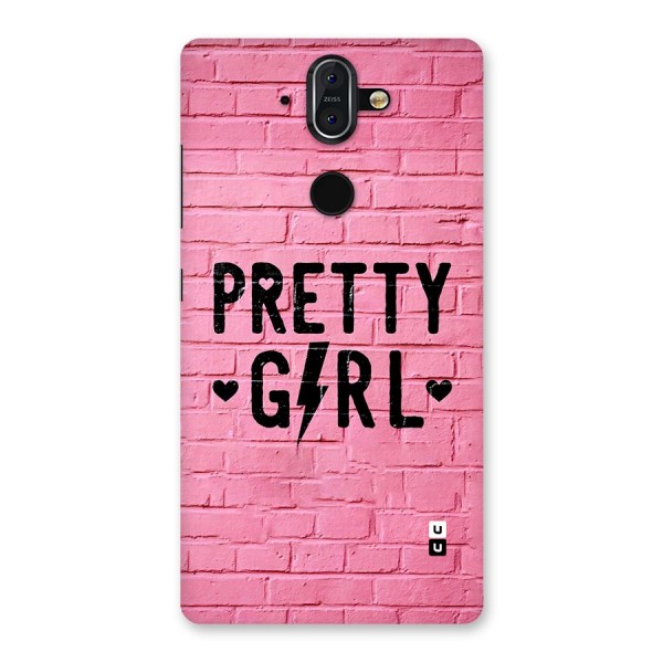 Pretty Girl Wall Back Case for Nokia 8 Sirocco