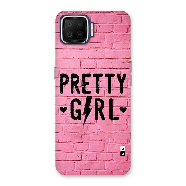 Pretty Girl Wall Back Case for Oppo F17