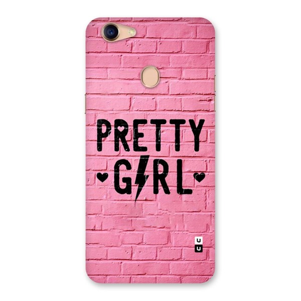 Pretty Girl Wall Back Case for Oppo F5