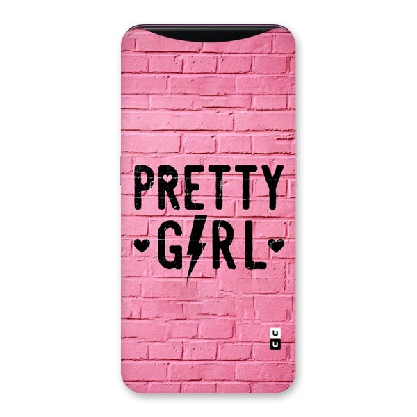 Pretty Girl Wall Back Case for Oppo Find X