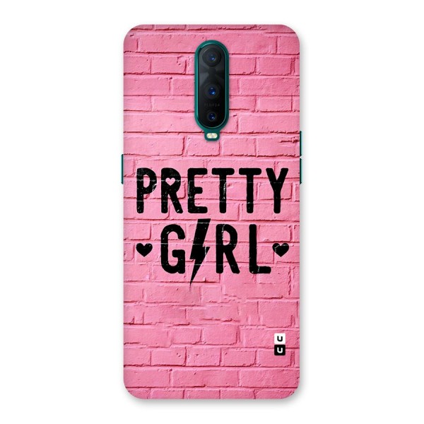 Pretty Girl Wall Back Case for Oppo R17 Pro