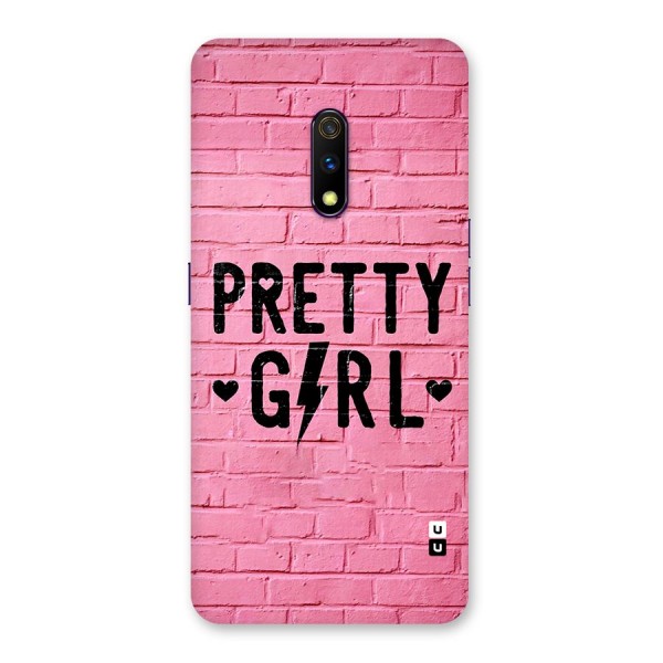 Pretty Girl Wall Back Case for Realme X