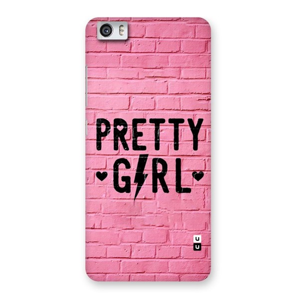 Pretty Girl Wall Back Case for Redmi Mi 5