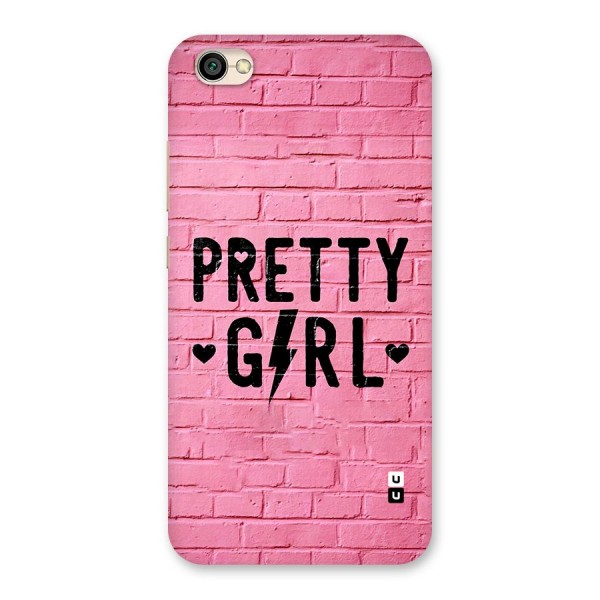 Pretty Girl Wall Back Case for Redmi Y1 Lite