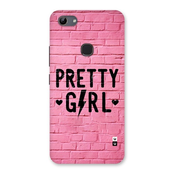 Pretty Girl Wall Back Case for Vivo Y81