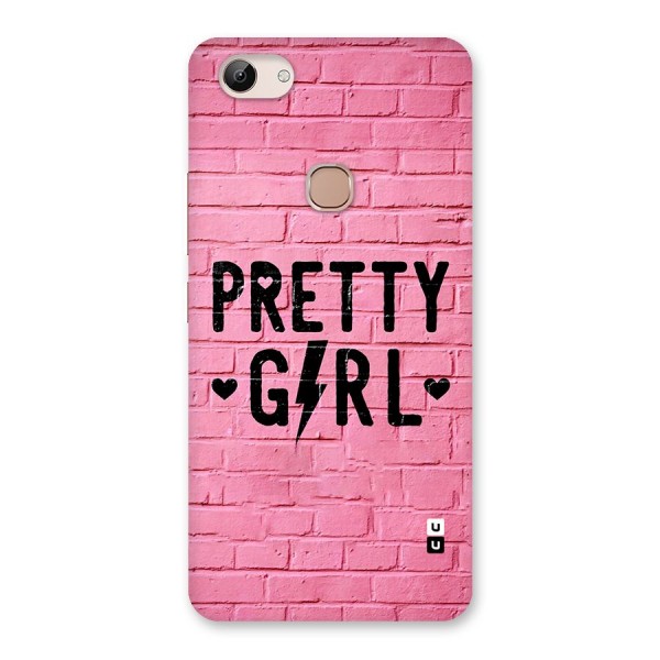 Pretty Girl Wall Back Case for Vivo Y83