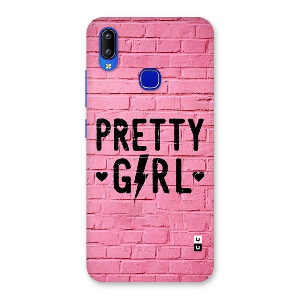 Pretty Girl Wall Back Case for Vivo Y91