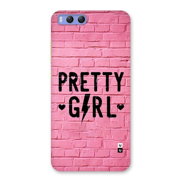 Pretty Girl Wall Back Case for Xiaomi Mi 6