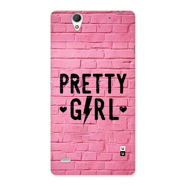 Pretty Girl Wall Back Case for Xperia C4