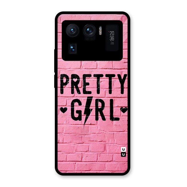 Pretty Girl Wall Glass Back Case for Mi 11 Ultra