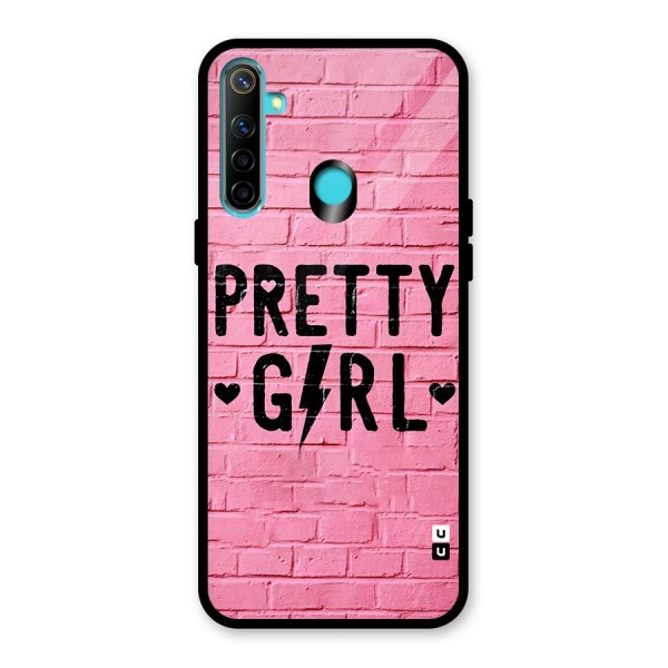 Pretty Girl Wall Glass Back Case for Realme 5