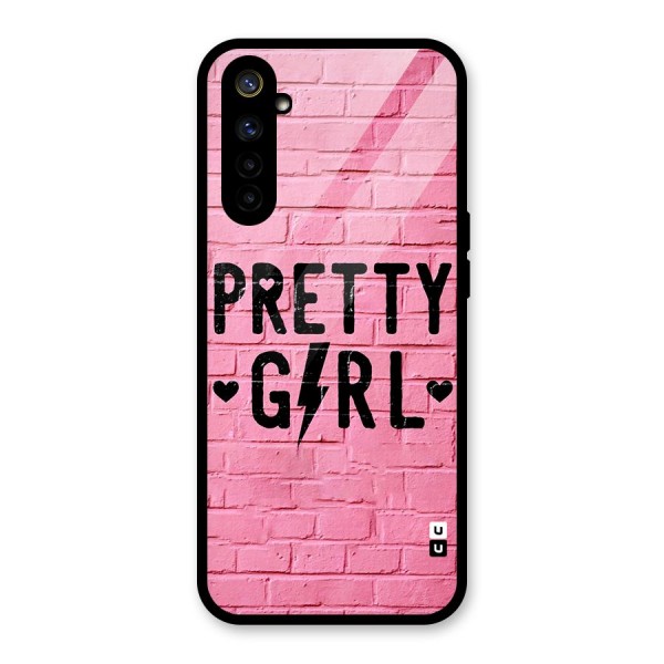 Pretty Girl Wall Glass Back Case for Realme 6