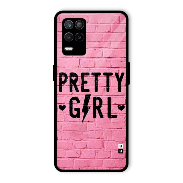 Pretty Girl Wall Glass Back Case for Realme 9 5G