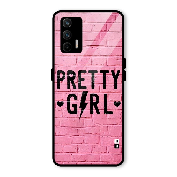 Pretty Girl Wall Glass Back Case for Realme GT 5G