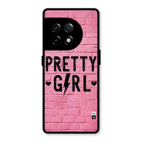 Pretty Girl Wall Metal Back Case for OnePlus 11R