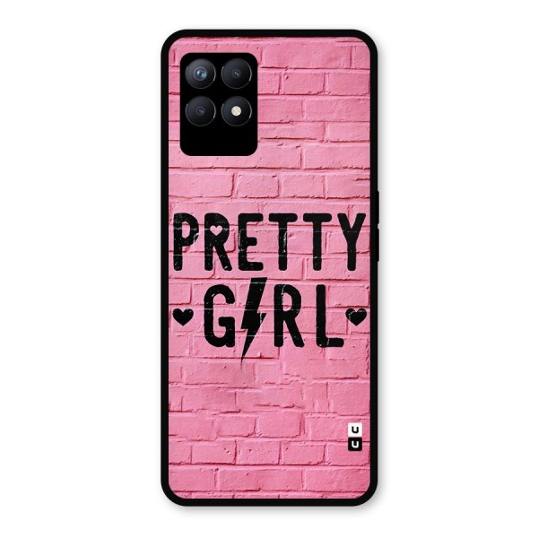 Pretty Girl Wall Metal Back Case for Realme 8i