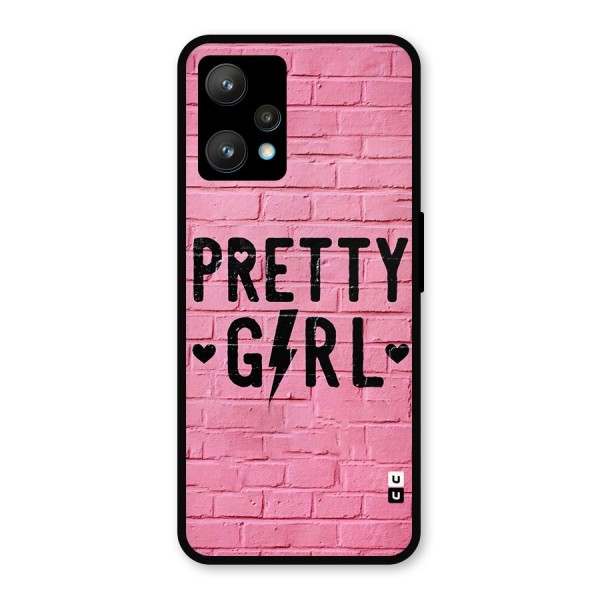 Pretty Girl Wall Metal Back Case for Realme 9