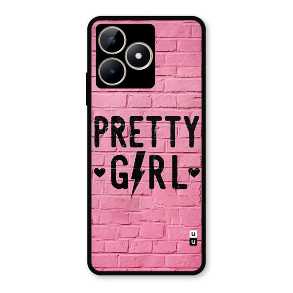 Pretty Girl Wall Metal Back Case for Realme Narzo N53