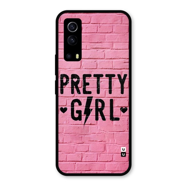 Pretty Girl Wall Metal Back Case for iQOO Z3