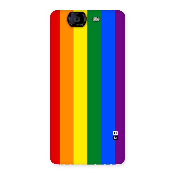 Pride Rainbow Stripes Back Case for Canvas Knight A350