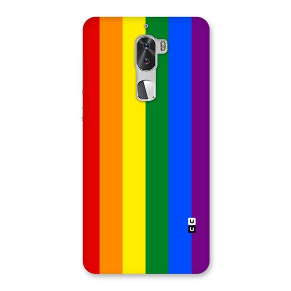 Pride Rainbow Stripes Back Case for Coolpad Cool 1