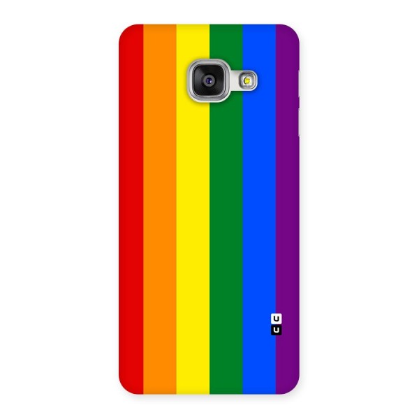 Pride Rainbow Stripes Back Case for Galaxy A3 2016