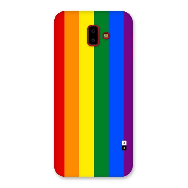 Pride Rainbow Stripes Back Case for Galaxy J6 Plus