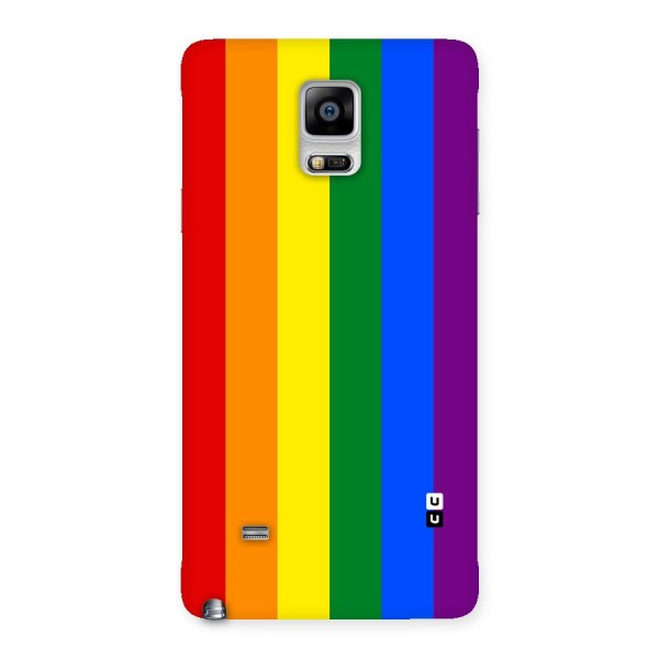 Pride Rainbow Stripes Back Case for Galaxy Note 4