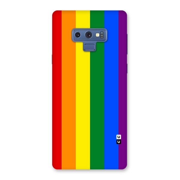 Pride Rainbow Stripes Back Case for Galaxy Note 9