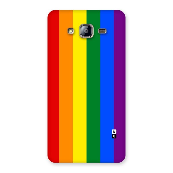 Pride Rainbow Stripes Back Case for Galaxy On5