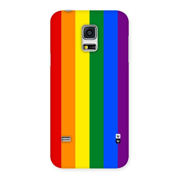 Pride Rainbow Stripes Back Case for Galaxy S5 Mini