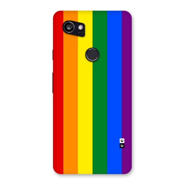 Pride Rainbow Stripes Back Case for Google Pixel 2 XL