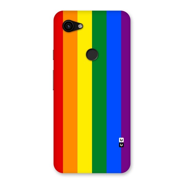 Pride Rainbow Stripes Back Case for Google Pixel 3a XL