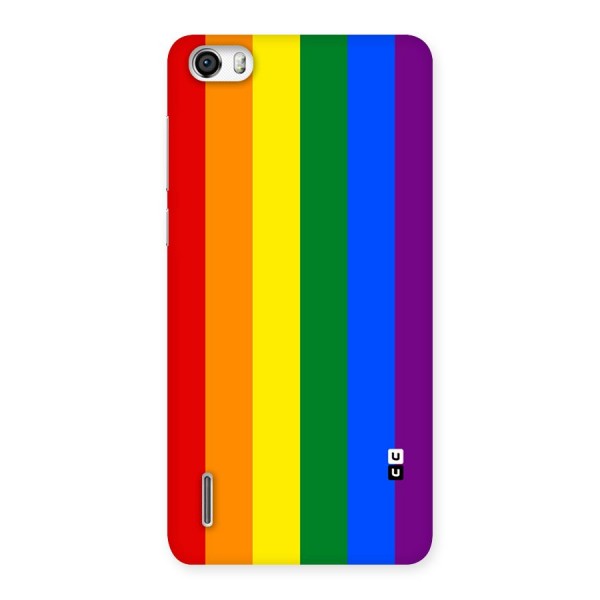 Pride Rainbow Stripes Back Case for Honor 6