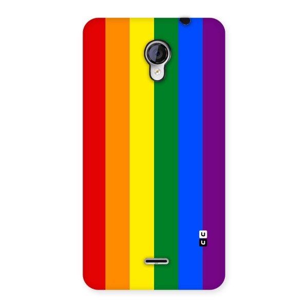 Pride Rainbow Stripes Back Case for Micromax Unite 2 A106