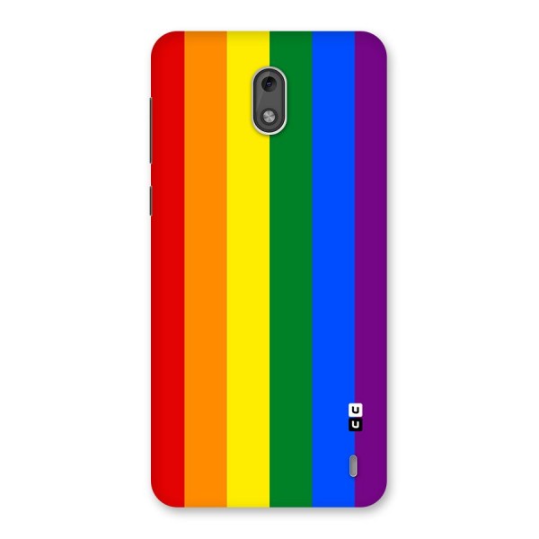 Pride Rainbow Stripes Back Case for Nokia 2