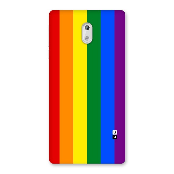 Pride Rainbow Stripes Back Case for Nokia 3