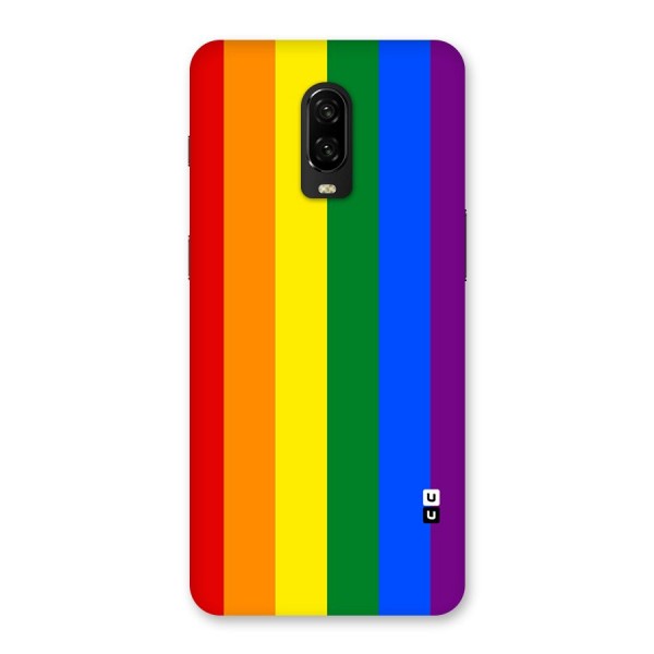 Pride Rainbow Stripes Back Case for OnePlus 6T