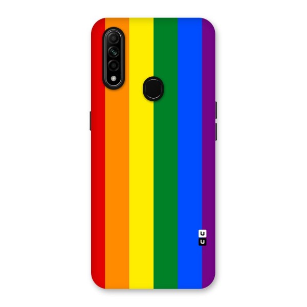 Pride Rainbow Stripes Back Case for Oppo A31