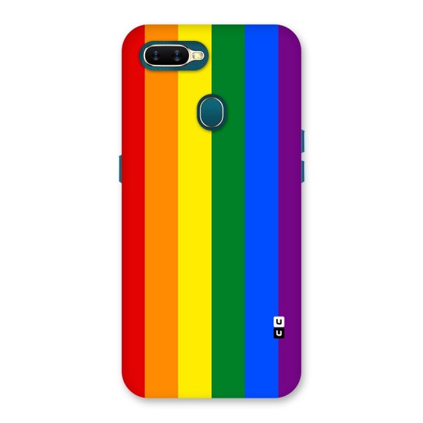 Pride Rainbow Stripes Back Case for Oppo A7