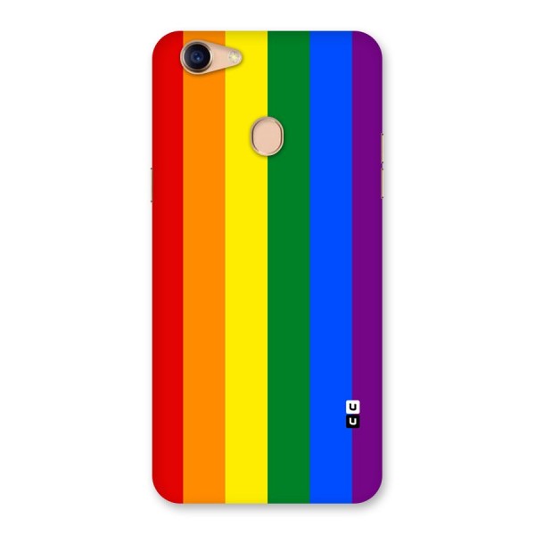 Pride Rainbow Stripes Back Case for Oppo F5