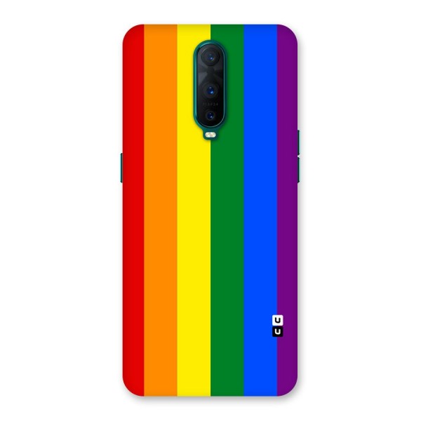 Pride Rainbow Stripes Back Case for Oppo R17 Pro