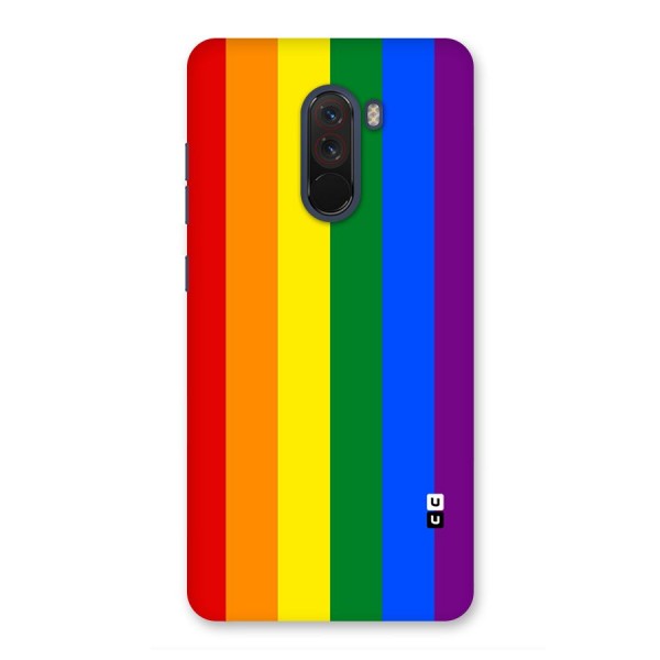 Pride Rainbow Stripes Back Case for Poco F1