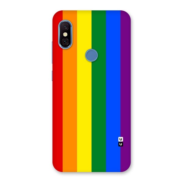 Pride Rainbow Stripes Back Case for Redmi Note 6 Pro