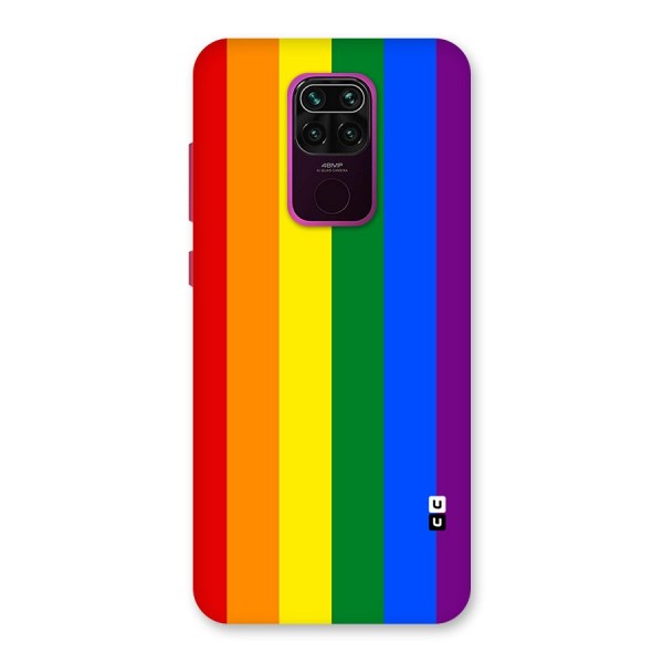 Pride Rainbow Stripes Back Case for Redmi Note 9