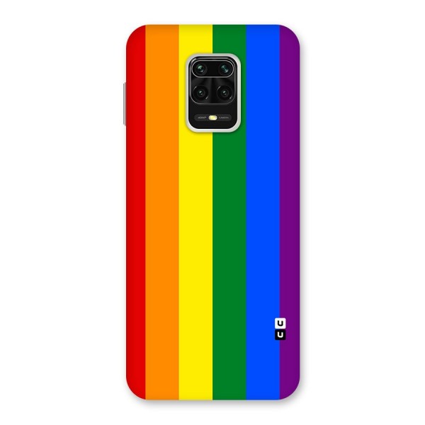 Pride Rainbow Stripes Back Case for Redmi Note 9 Pro