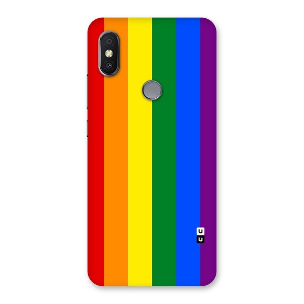 Pride Rainbow Stripes Back Case for Redmi Y2