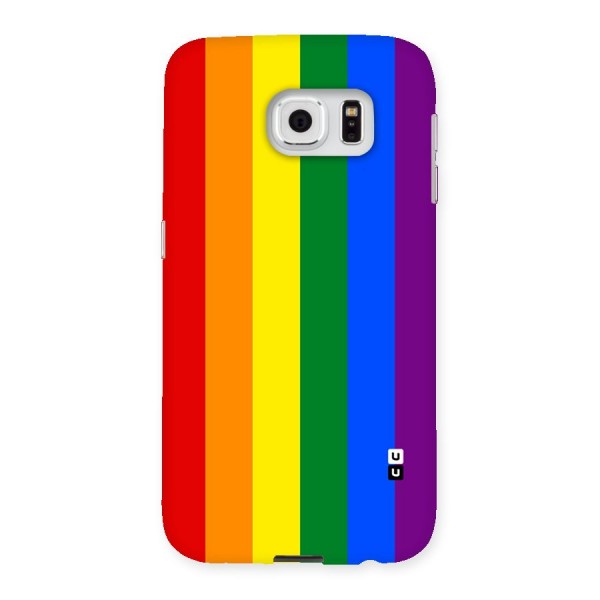 Pride Rainbow Stripes Back Case for Samsung Galaxy S6